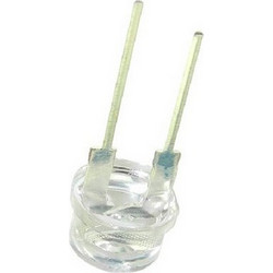 100PCS 8mm 0.5W straw hat White