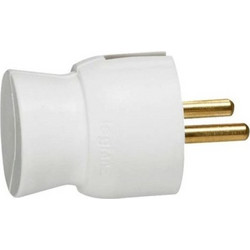 Φις σούκο αρσενικό πλαγίας legrand-50188-Λευκό 050188