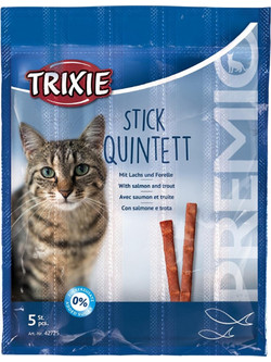 Trixie Premio Stick Quintett Salmon & Mackerel 5x5gr