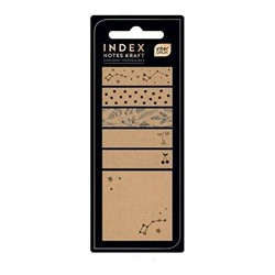 ΧΑΡΤΑΚΙΑ INTERDRUK 295484 KRAFT 70Χ70(120Φ)+ ΣΕΛΙΔΟΔΕΙΚΤΕΣ.5Χ12Χ45mm
