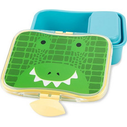 Skip Hop Zoo Κροκόδειλος Πλαστικό Παιδικό Δοχείο Φαγητού Πράσινο 700ml