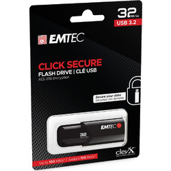Emtec Click Secure B120 32GB USB Stick 3.2 Gen 1 με USB-A