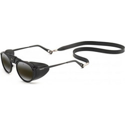 Vuarnet VU2110 0007 Ανδρικά Γυαλιά Ηλίου Aviator Κοκάλινα Μαύρα με Μαύρο Φακό