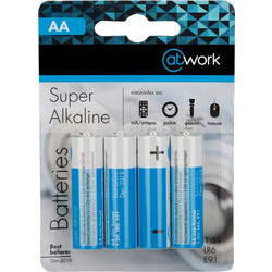 Work Super Alkaline AA 4τμχ