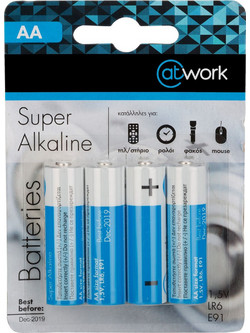 Work Super Alkaline AA 4τμχ