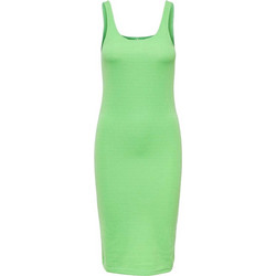 Only Fem Midi Καλοκαιρινό Καθημερινό Φόρεμα Lime 15289553-Summer
