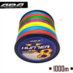 Νήμα 1000m ABA 8x Χρώμα: Πολύχρωμο (Multicolor) PE 8- 0.50mm (103lbs)Κωδικός: 42112601