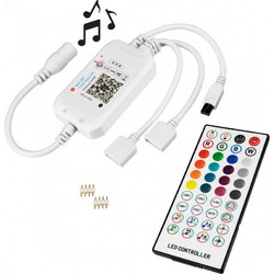 GloboStar Ασύρματο RGB Controller Bluetooth με Τηλεχειριστήριο 73431Κωδικός: 29139582