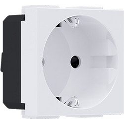 Acaelec Modys Πρίζα Σούκο Aσφαλείας 2P+E 16A 250VAC IP20 Λευκό (10101312460)