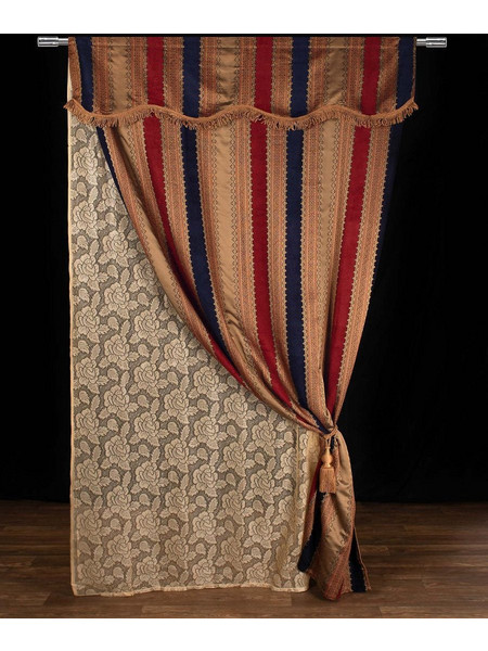 Silk Fashion Κουρτίνα με Τούνελ 150x280 Efterpi Μπλε