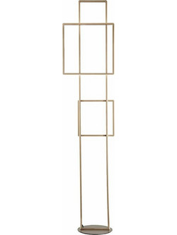 Ondaluce Μοντέρνο LED Φωτιστικό Δαπέδου Υ166xΜ37.5cm με Θερμό Λευκό Φως σε Χρυσό Χρώμα PT.DOWEL/ORO 8053488046000