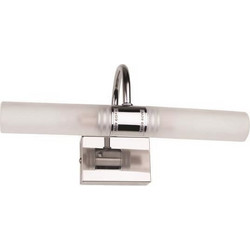ΦΩΤΙΣΤΙΚΟ ΜΠΑΝΙΟΥ ΜΕ ΒΡΑΧΙΟΝΑ 2xG9 ΜΑX 5W 280x135x140 ΣΑΤΙΝΕ