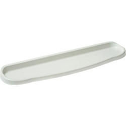 Εταζέρα καθρέφτη πλαστική easy bath διαστάσεων 14x54cm σε χρώμα λευκό