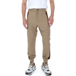 Ted Baker Ανδρικό Παντελόνι Joggers Ελαστικό Κανονική Εφαρμογή Μπεζ 258694