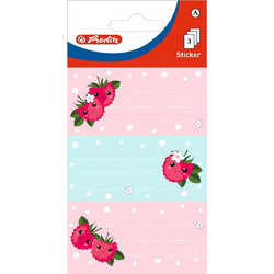 Αυτοκόλλητες Ετικέτες Herlitz Rasberry 3φ