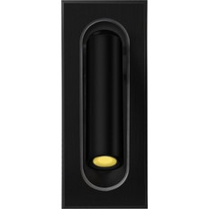ΑΠΛΙΚΑ ΤΟΙΧΟΥ ΧΩΝΕΥΤΗ LED 3W 3000Κ Α170 ΜΑΥΡΗ