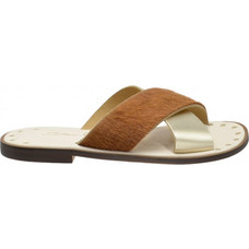 ΣΑΝΔΑΛΙ E41-004 ΔΕΡΜΑ PONY BROWN