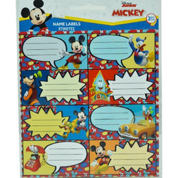 Ετικέτες Τετραδίων Gim Mickey 2τμχ Πολύχρωμες 773-00446