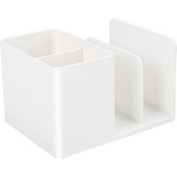 DELI ΣΕΤ ΓΡΑΦΕΙΟΥ 4 ΘΗΚΕΣ ΠΛΑΣΤΙΚΕΣ 120x155x96mm ΚΕΝΟ NUSIGN ΛΕΥΚΟ