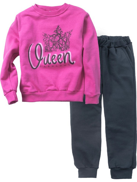 Παιδικό σετ φόρμας Online για κορίτσια Queen Fabulous φούξια