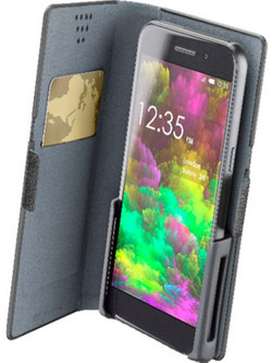 Θήκη Universal έως 5,4 - Cellular Line Bookcase Slide Click - Black