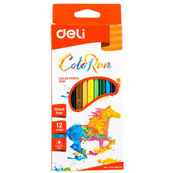 Deli ColoRun Ξυλομπογιές Σετ 12τμχ