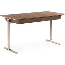 La Redoute Jackson Γραφείο Ξύλινο 145x77x71cm Καρυδιάς