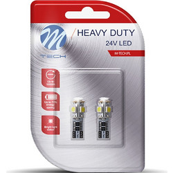 M-tech T10 / W5W LED 24V 1,5W 2τμχ