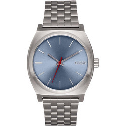 Nixon Time Teller Ανδρικό Ρολόι με Ασημί Μεταλλικό Μπρασελέ A045-5160-00