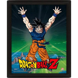 Πλάστικό Κάδρο Pyramid International Dragon Ball Z - Power Levels Increased - Framed 20x25cm EPPL71381