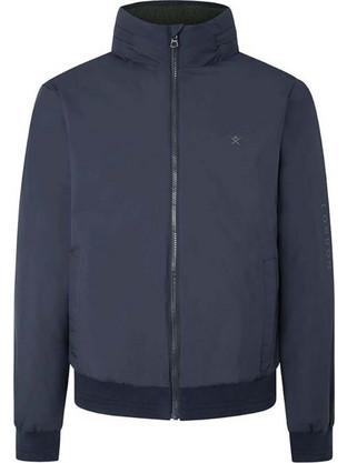 Hackett Ανδρικό Μπουφάν Bomber Αντιανεμικό Navy Μπλε HM403002-595