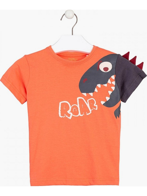 Losan Παιδικό T-Shirt Κοντομάνικο Κοραλί 315-1006AL