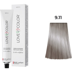 Dott. Solari Love Me+ Color 9.11 Ξανθό Πολύ Ανοιχτό Σαντρέ Έντονο Μόνιμη Βαφή Μαλλιών 100ml