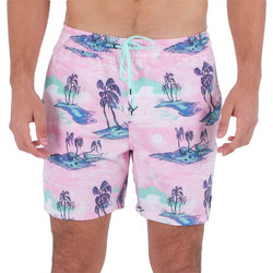 Hurley Ανδρικό Μαγιό Σορτς με Σχέδια Ροζ MBS0011510-H649