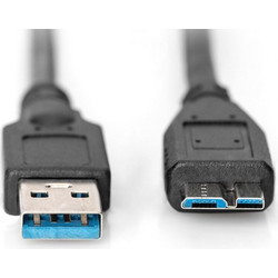 Digitus USB cable type A-B Micro V.3.0 1.0 m AK-300116-010-S