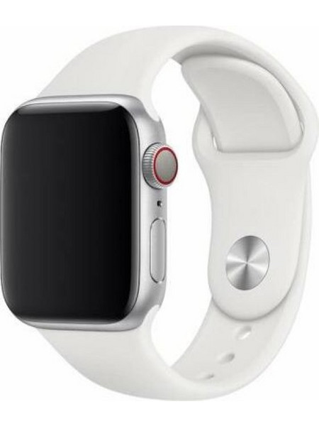 Devia Deluxe Sport Λουράκι Σιλικόνης White (Apple Watch 38 / 40 / 41mm)