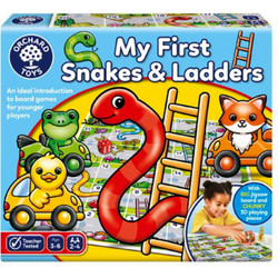 Orchard Toys My First Snakes & Ladders Επιτραπέζιο Παιχνίδι για Παιδιά 3+ Ετών για 2-4 Παίκτες
