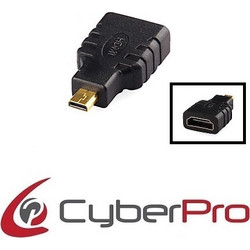 CYBERPRO CP-MCH10 Αντάπτορας micro HDMI male - HDMI v1.4 female