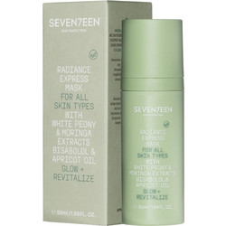 Seventeen Radiance Express Κρεμώδης Μάσκα Προσώπου για Λάμψη με Άργιλο 50ml