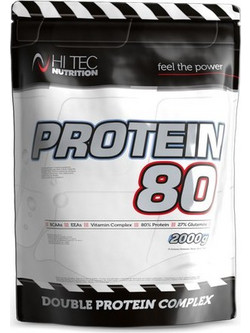 Hi Tec Nutrition Protein 80 Chocolate Πρωτεΐνη Ορού Γάλακτος 2kg