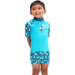 Speedo Αντηλιακό UV Παιδικό Μαγιό Μπλούζα για Αγόρι Τιρκουάζ 003233-15137B