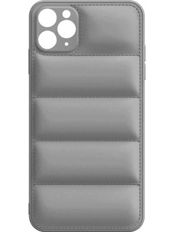 Θήκη Puffer για Apple iPhone 11 Pro Max - Ασημί