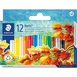 STAEDTLER Λαδοπαστέλ Noris Club Κηρομπογιές Σε Διάφορα Χρώματα Παστελ 12τμχ 241 NC12
