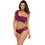 Marko Bikini Set Μπουστάκι Μπορντό M-539