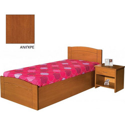 Νο 18 Κρεβάτι MDF Οξυά (Για Στρώμα 150x200) Με Επιλογές Χρωμάτων - Ανιγκρέ