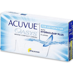 Acuvue Moist Ημερήσιοι Φακοί Επαφής Αστιγματικοί Σιλικόνης Υδρογέλης με Φίλτρο UV 30τμχ