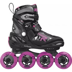 Roces Moody Girl Tif Jr Inline Rollers Παιδικά Μαύρα 400856-01
