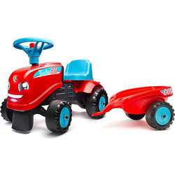 Falk 200B Baby Go Ποδοκίνητο Παιδικό Τρακτέρ με Καρότσα Κόκκινο