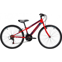 Clermont Freeland Simplex 2022 Παιδικό Mountain Bike 24" με 18 Ταχύτητες Κόκκινο