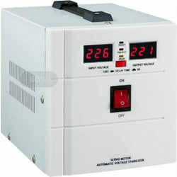 SVC-1000VA Σταθεροποιητής Τάσης Servo 1000VA με 2 Πρίζες Schuko